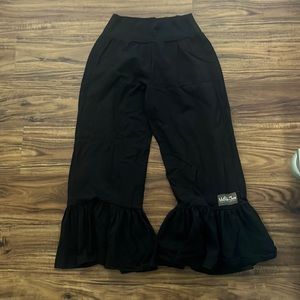 Matilda Jane black ruffle pants
